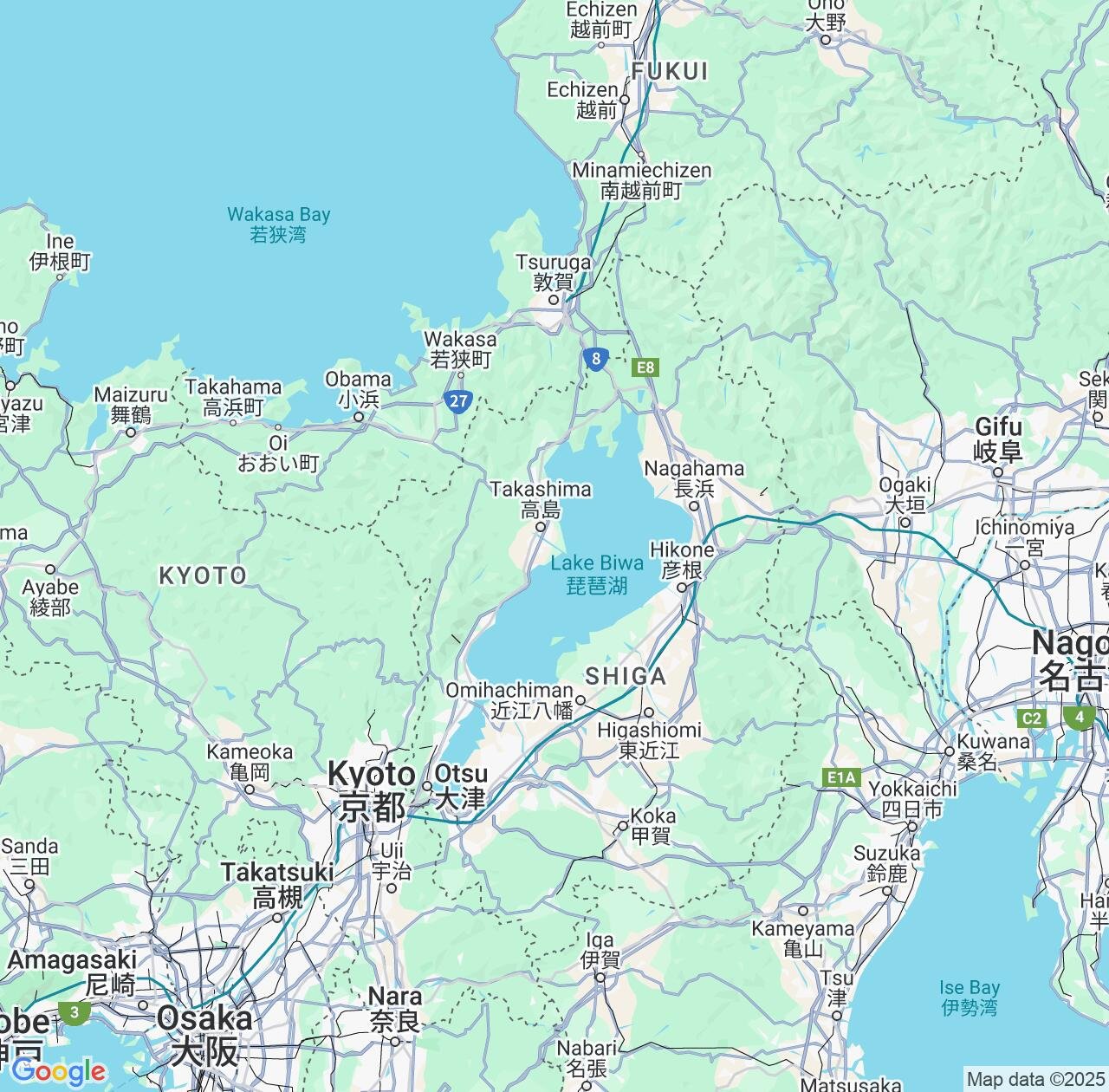 Map image for Intellectual Property Lawyers in Shiga and Japan IP firms at coordinates  ; .