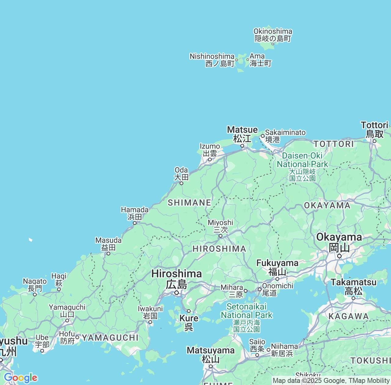 Map image for Intellectual Property Lawyers in Shimane and Japan IP firms at coordinates  ; .