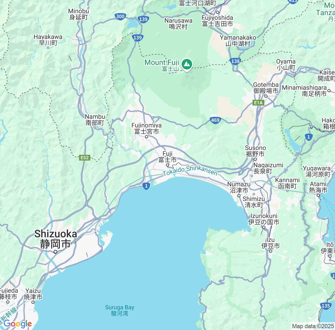 Map image for Intellectual Property Lawyers in Fuji and Shizuoka IP firms at coordinates  ; .