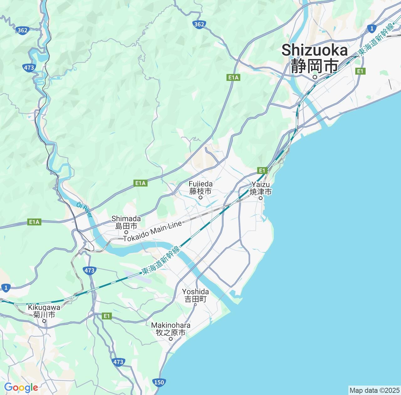 Map image for Intellectual Property Lawyers in Fujieda and Shizuoka IP firms at coordinates  ; .