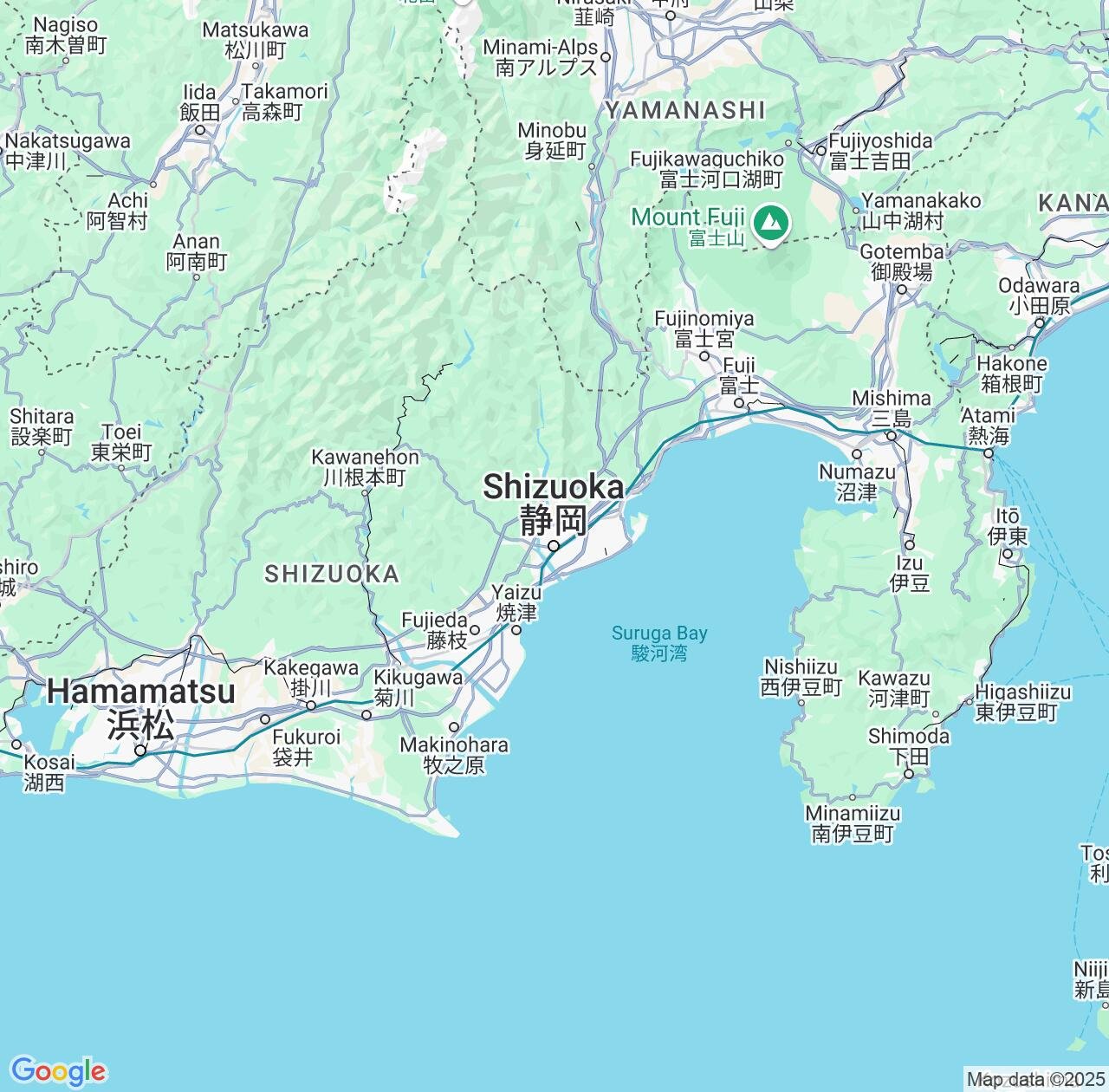 Map image for Intellectual Property Lawyers in Shizuoka and Japan IP firms at coordinates  ; .