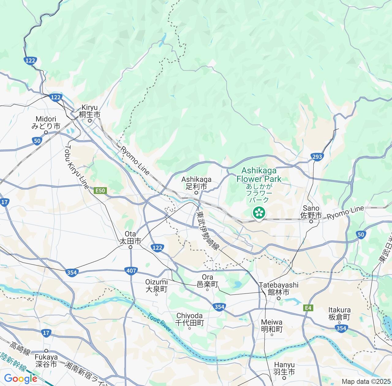 Map image for Intellectual Property Lawyers in Ashikaga and Tochigi IP firms at coordinates  ; .