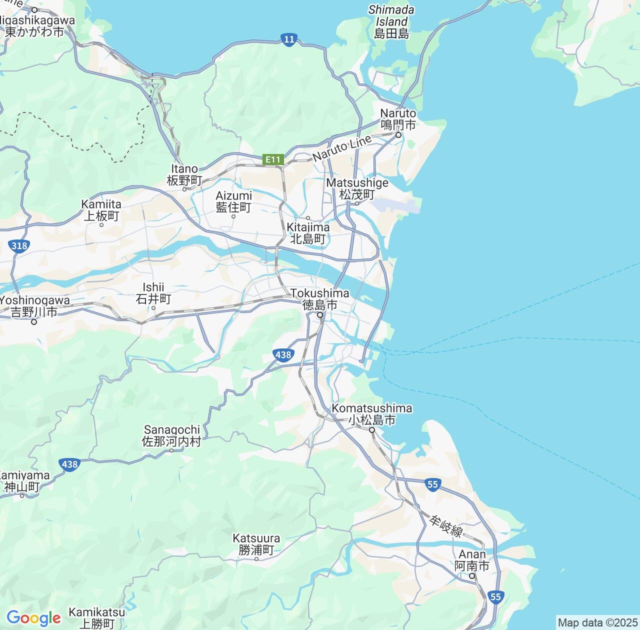 Map image for Intellectual Property Lawyers in Tokushima and Japan IP firms at coordinates  ; .