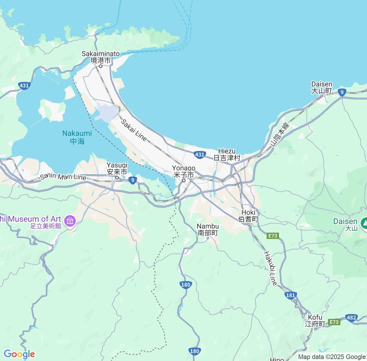 Map image for Intellectual Property Lawyers in Yonago and Tottori IP firms at coordinates  ; .
