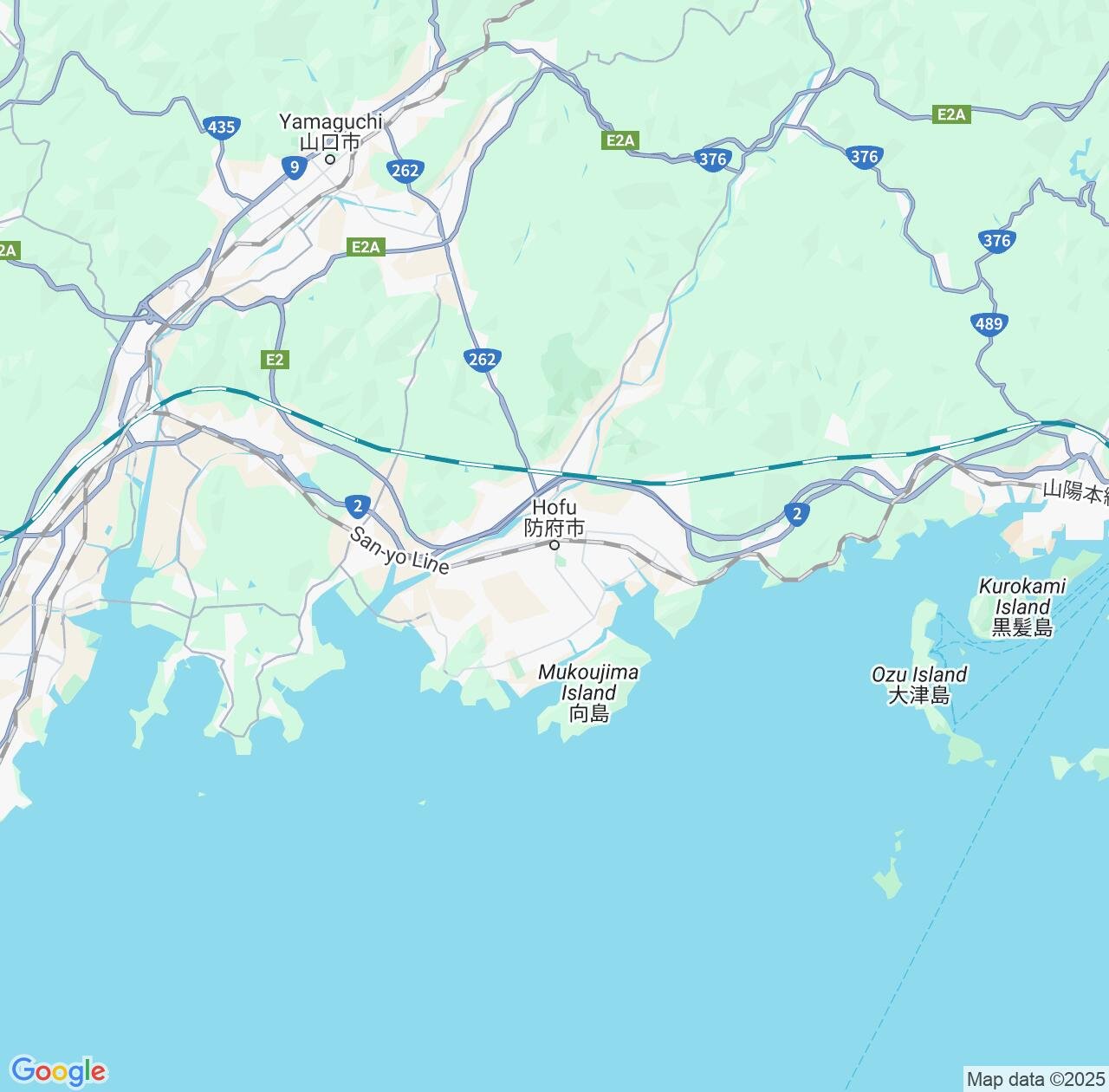 Map image for Intellectual Property Lawyers in Hofu and Yamaguchi IP firms at coordinates  ; .