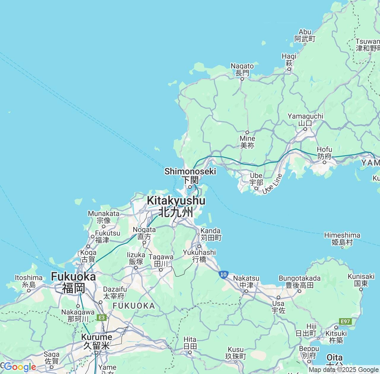 Map image for Intellectual Property Lawyers in Shimonoseki and Yamaguchi IP firms at coordinates  ; .