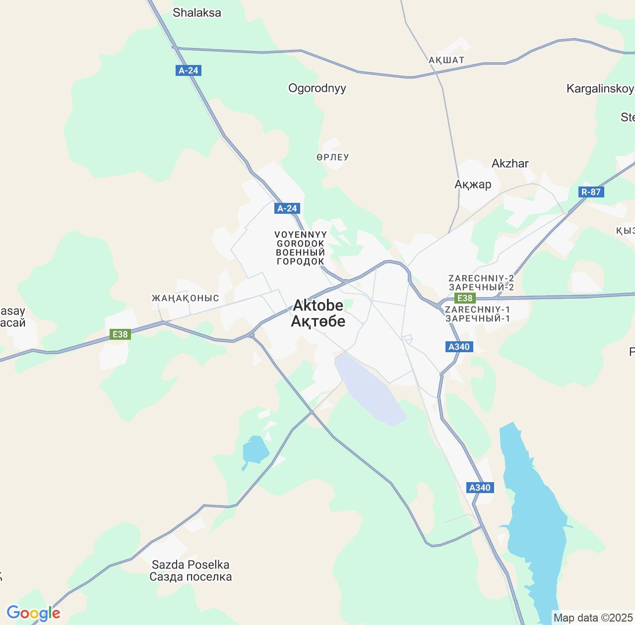 Map image for Intellectual Property Lawyers in Aktobe and Aktyubinskaya Oblast’ IP firms at coordinates  ; .