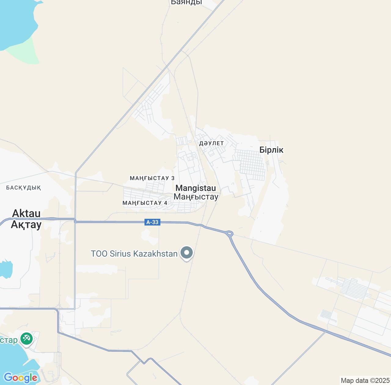 Map image for Intellectual Property Lawyers in Mangghystaū and Kazakhstan IP firms at coordinates  ; .