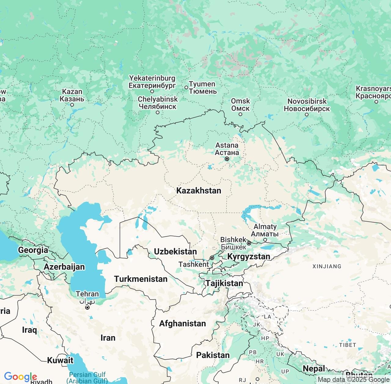 Map image for Intellectual Property Lawyers in Kazakhstan and Asia IP firms at coordinates  ; .