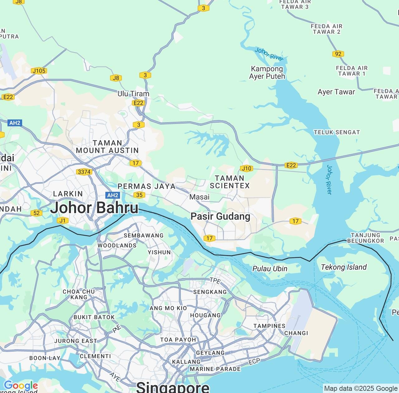 Map image for Intellectual Property Lawyers in Pelentong and Johor IP firms at coordinates  ; .