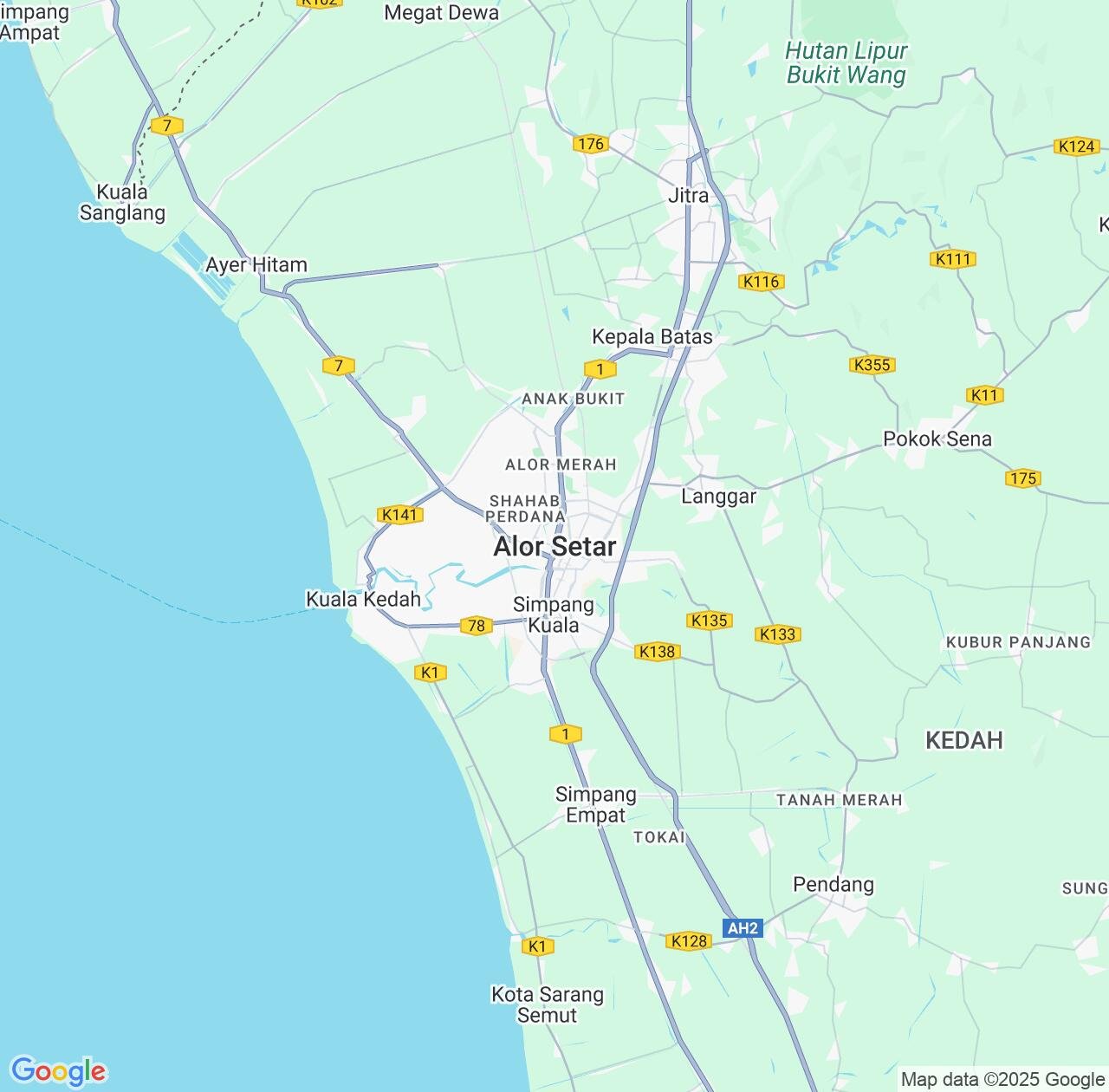 Map image for Intellectual Property Lawyers in Alor Setar and Kedah IP firms at coordinates  ; .