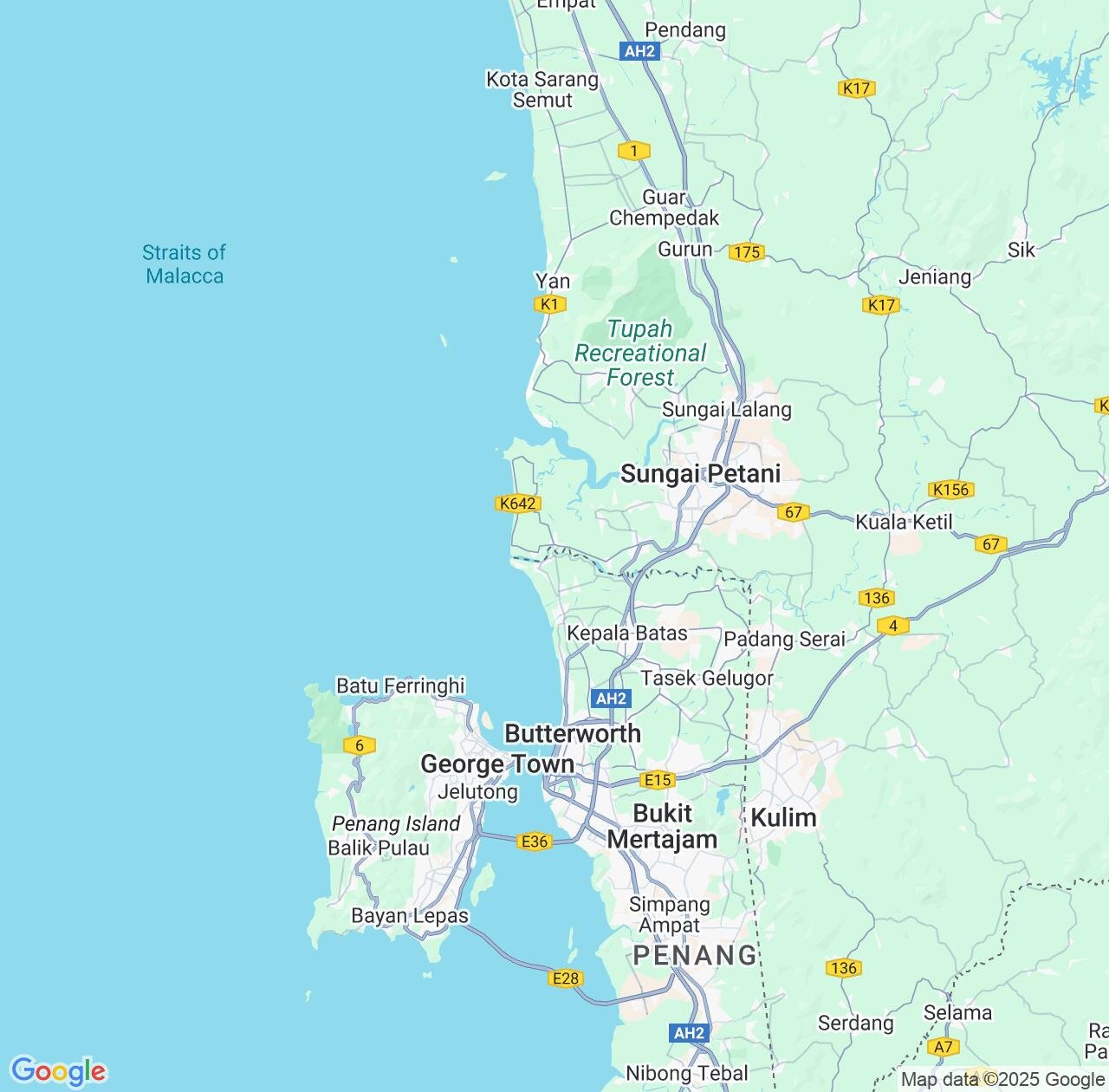Map image for Intellectual Property Lawyers in Kota Kuala Muda and Kedah IP firms at coordinates  ; .
