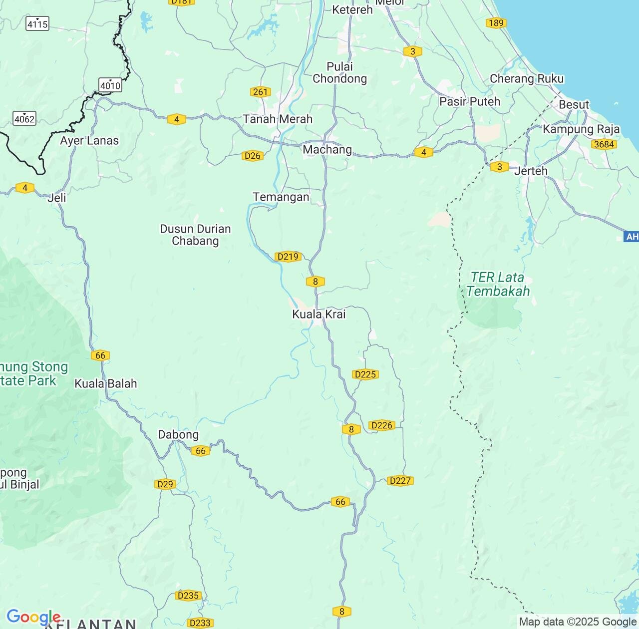 Map image for Intellectual Property Lawyers in Kuala Krai and Kelantan IP firms at coordinates  ; .