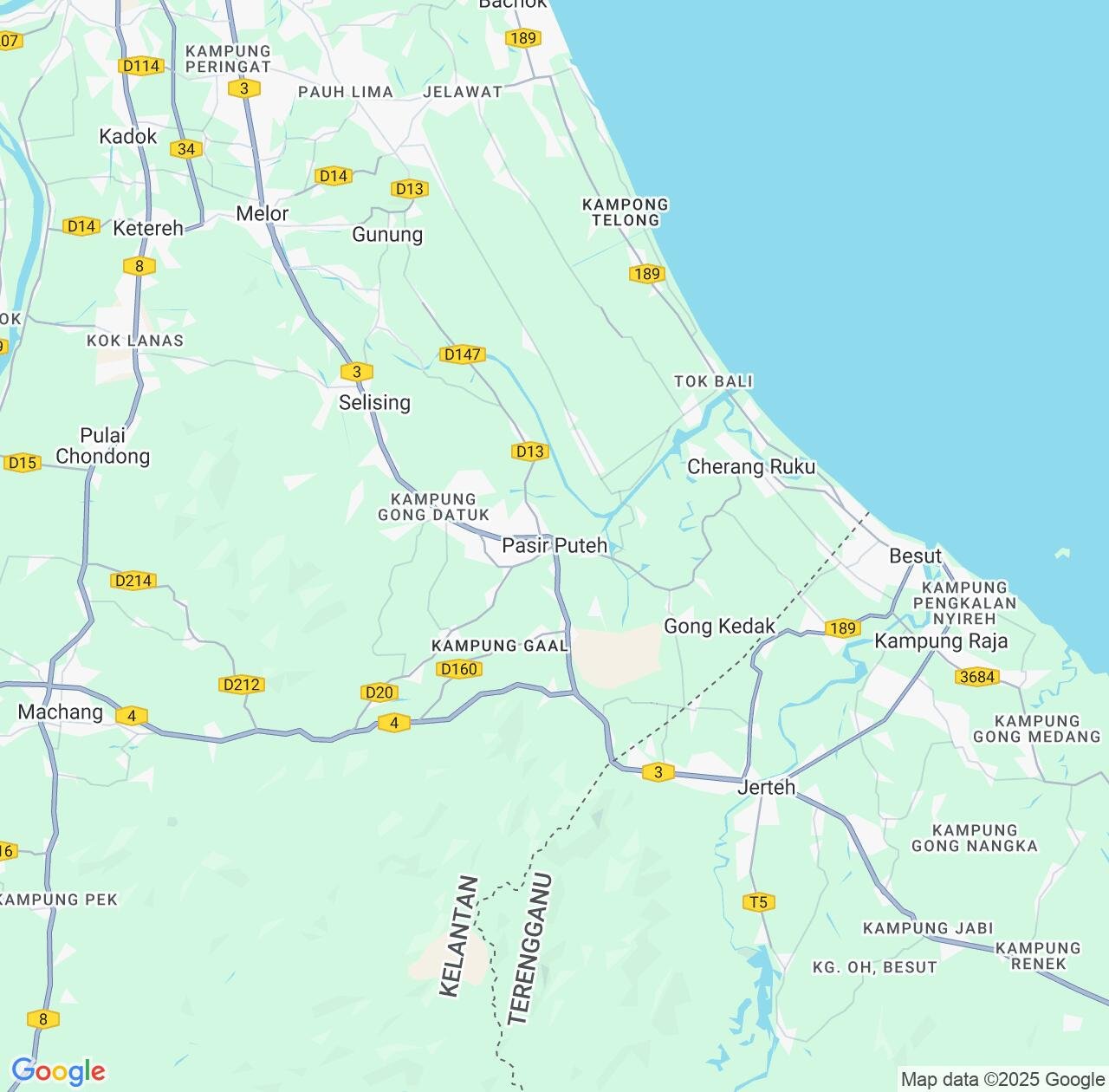 Map image for Intellectual Property Lawyers in Pasir Puteh and Kelantan IP firms at coordinates  ; .