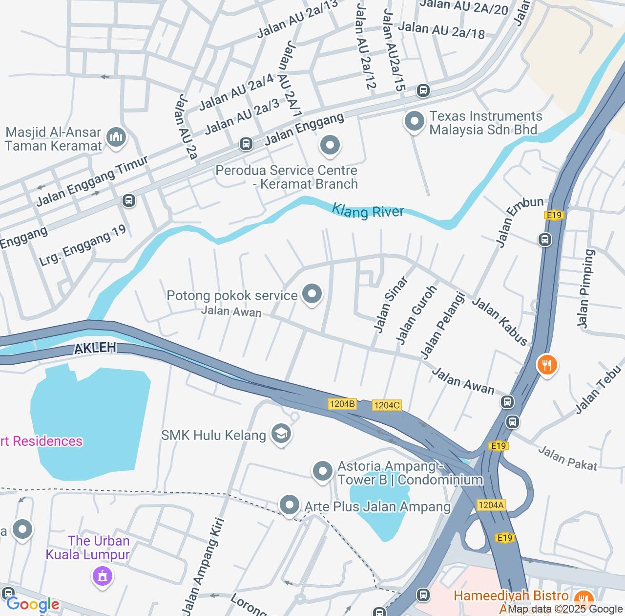 Map image for Intellectual Property Lawyers in Ampang and Kuala Lumpur IP firms at coordinates  ; .