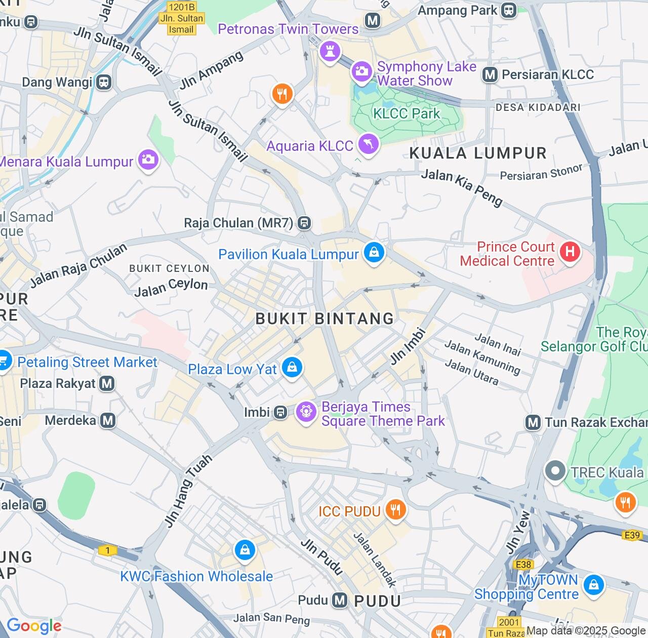 Map image for Intellectual Property Lawyers in Bukit Bintang and Kuala Lumpur IP firms at coordinates  ; .