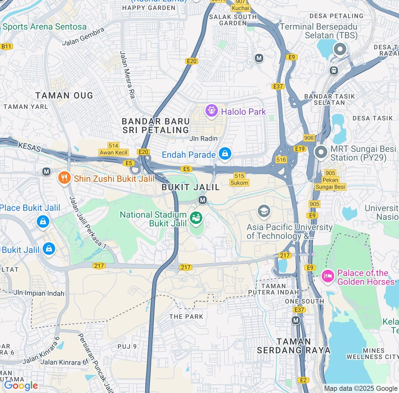 Map image for Intellectual Property Lawyers in Bukit Jalil and Kuala Lumpur IP firms at coordinates  ; .