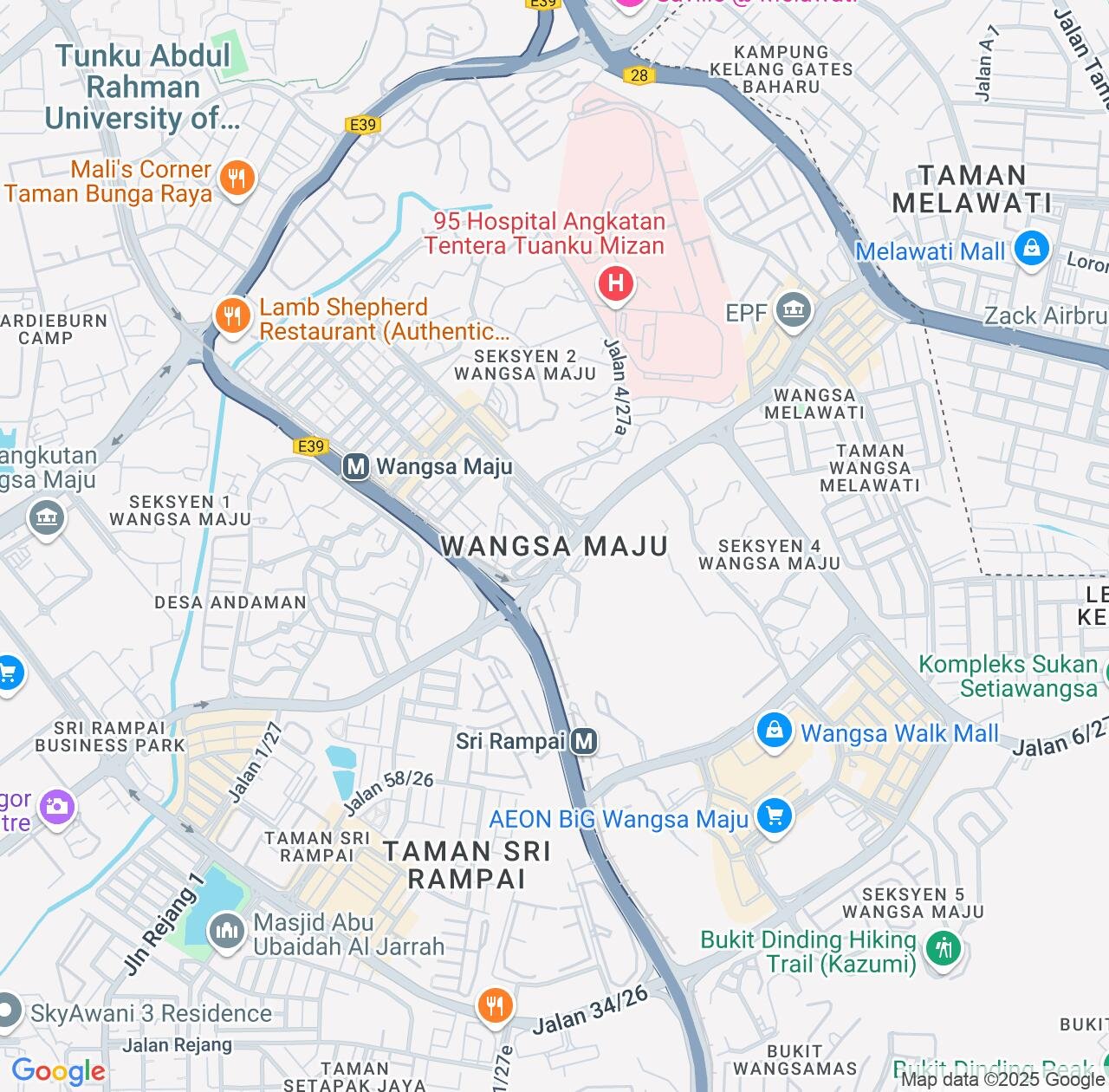 Map image for Intellectual Property Lawyers in Wangsa Maju and Kuala Lumpur IP firms at coordinates  ; .