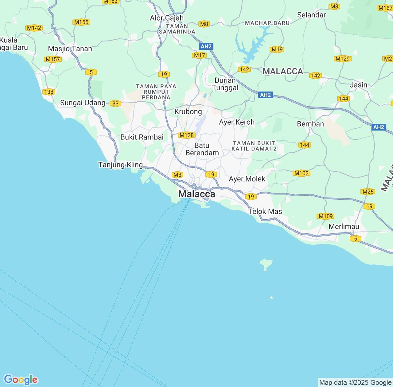 Map image for Intellectual Property Lawyers in Melaka and Malaysia IP firms at coordinates  ; .