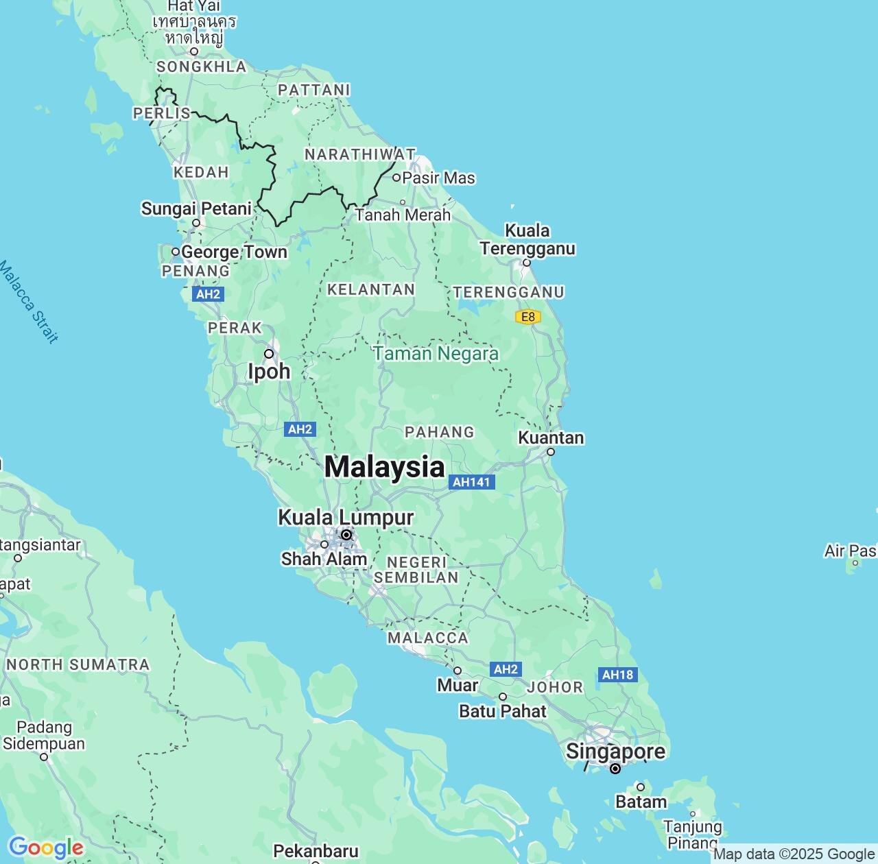 Map image for Intellectual Property Lawyers in Pahang and Malaysia IP firms at coordinates  ; .