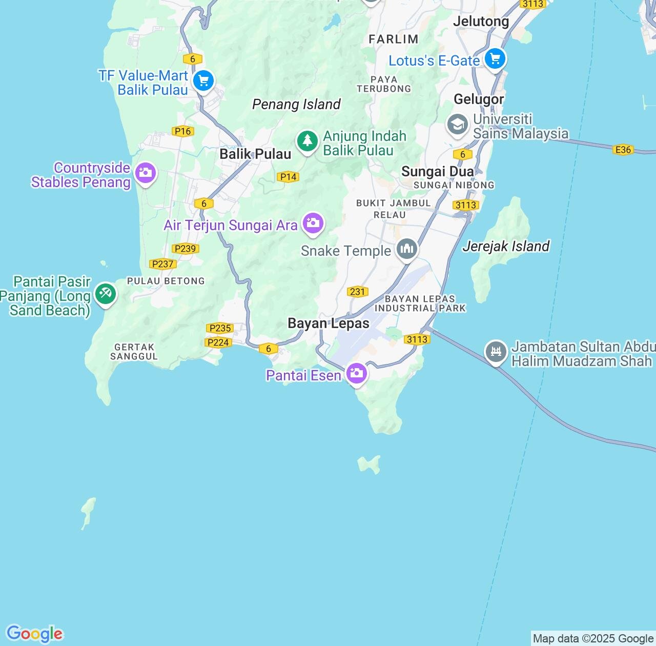 Map image for Intellectual Property Lawyers in Bayan Lepas and Penang IP firms at coordinates  ; .