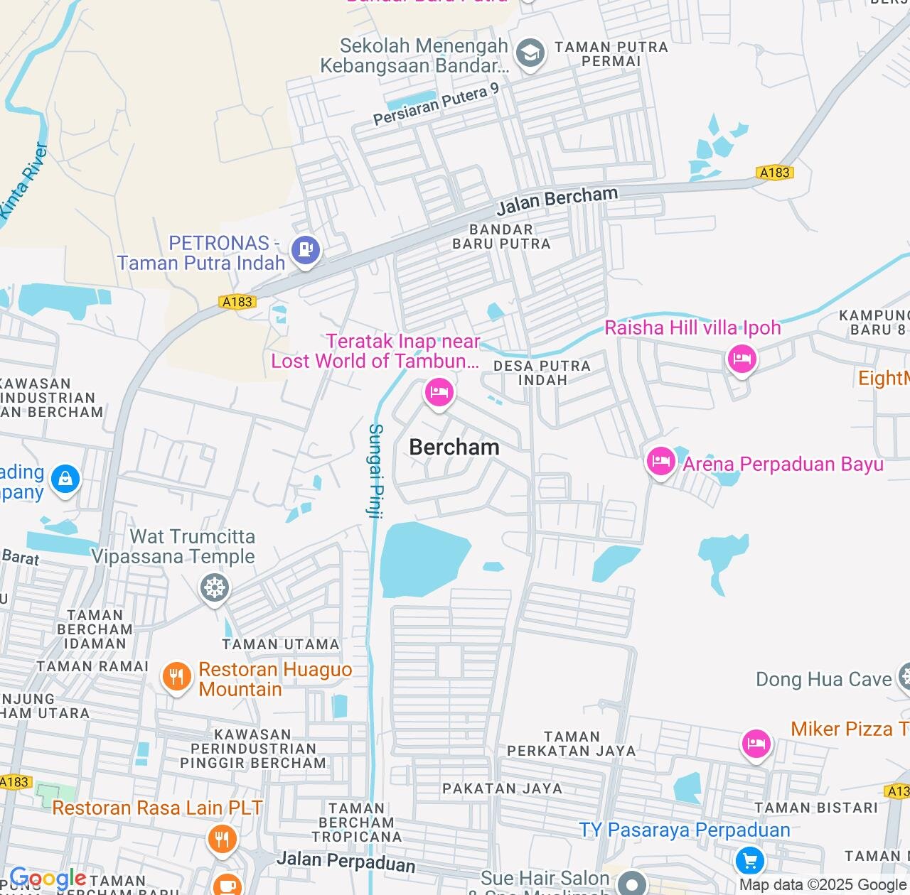Map image for Intellectual Property Lawyers in Bercham and Perak IP firms at coordinates  ; .