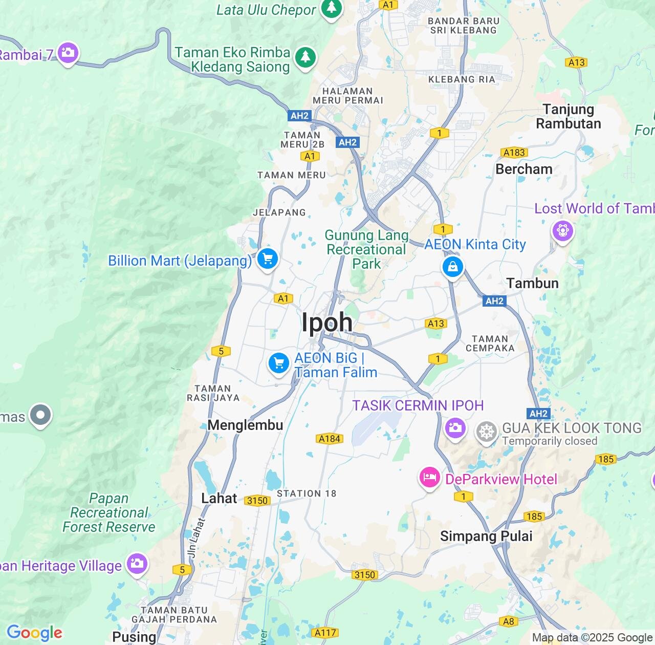 Map image for Intellectual Property Lawyers in Ipoh and Perak IP firms at coordinates  ; .