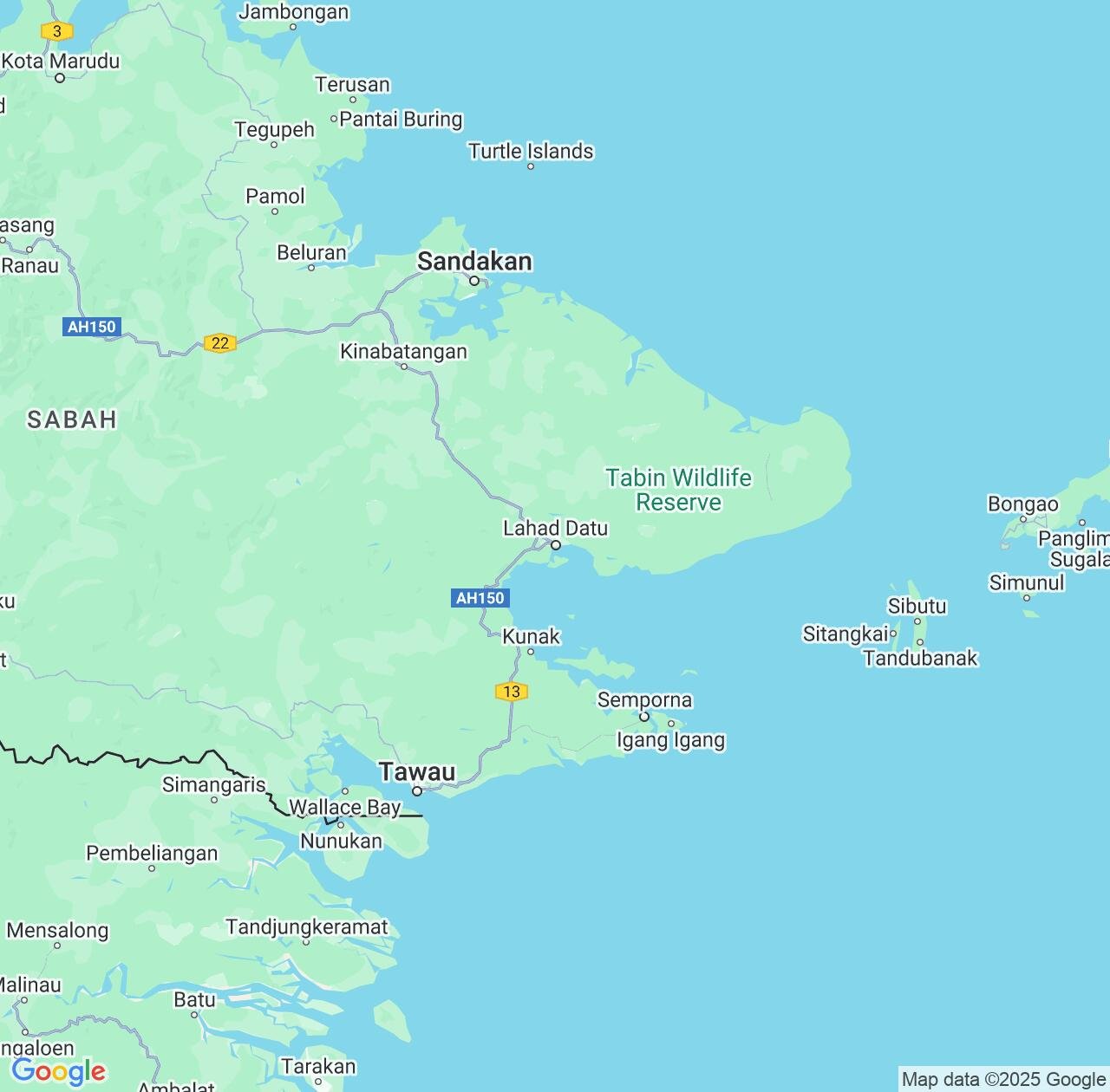 Map image for Intellectual Property Lawyers in Lahad Datu and Sabah IP firms at coordinates  ; .