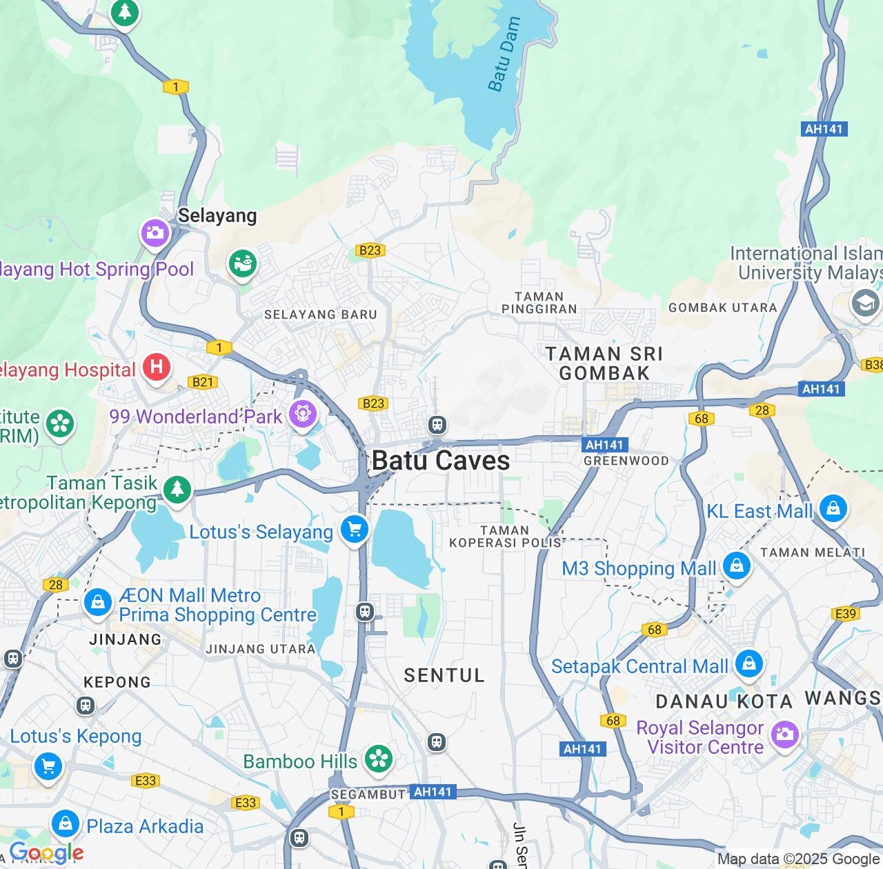 Map image for Intellectual Property Lawyers in Batu Caves and Selangor IP firms at coordinates  ; .
