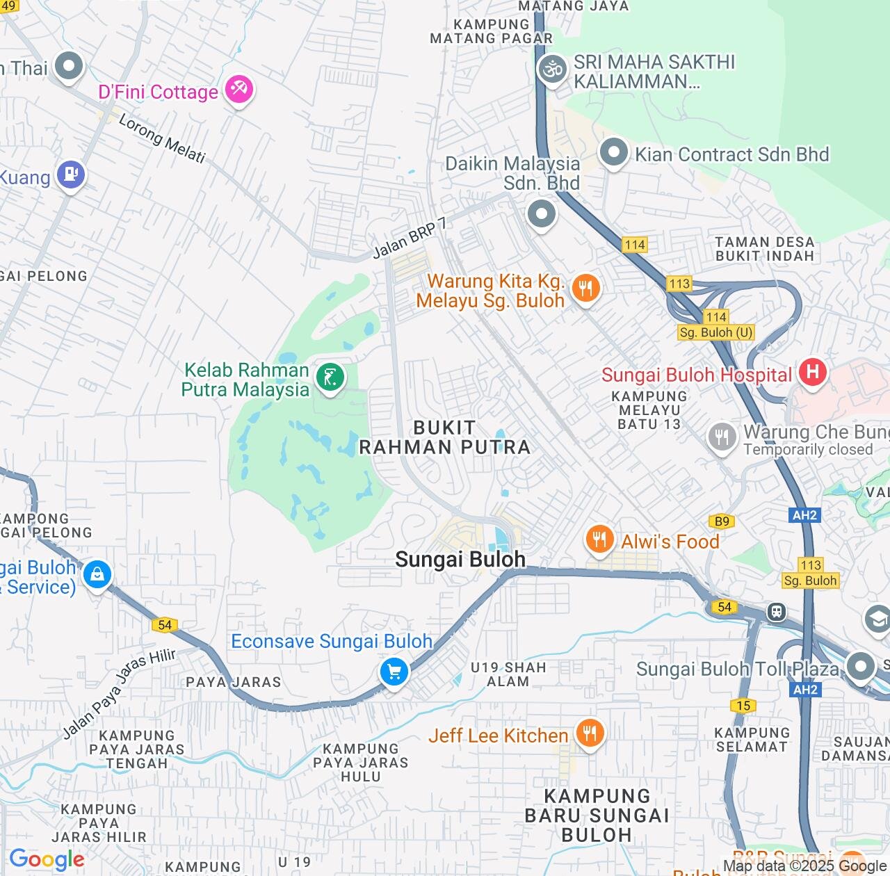 Map image for Intellectual Property Lawyers in Bukit Rahman Putra and Selangor IP firms at coordinates  ; .