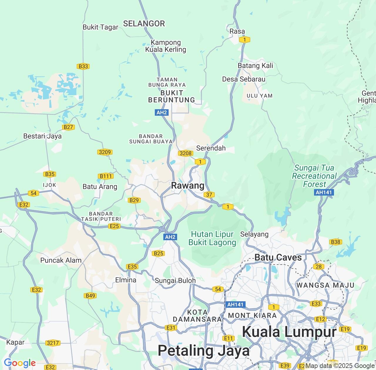 Map image for Intellectual Property Lawyers in Rawang and Selangor IP firms at coordinates  ; .