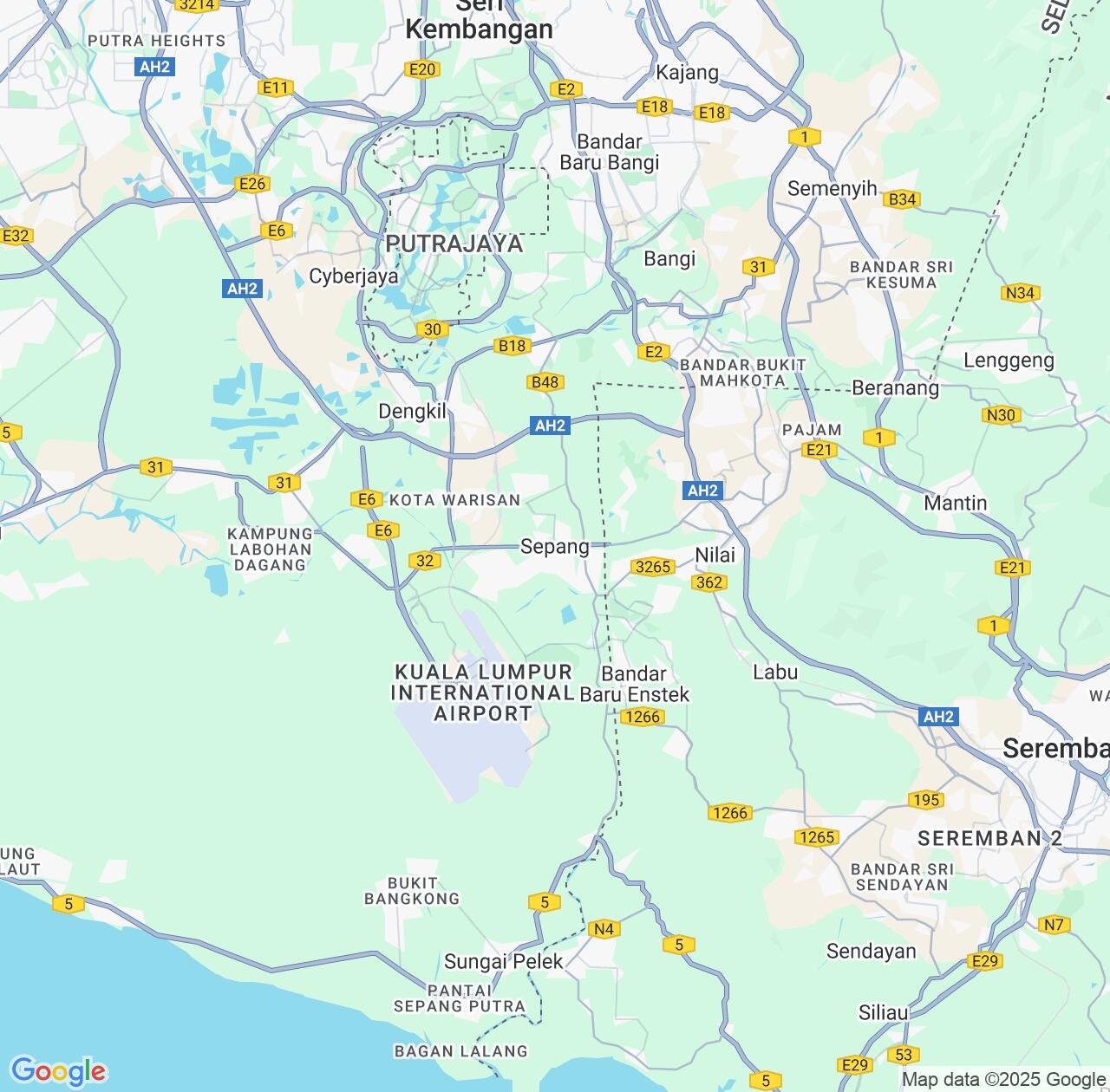 Map image for Intellectual Property Lawyers in Sepang and Selangor IP firms at coordinates  ; .