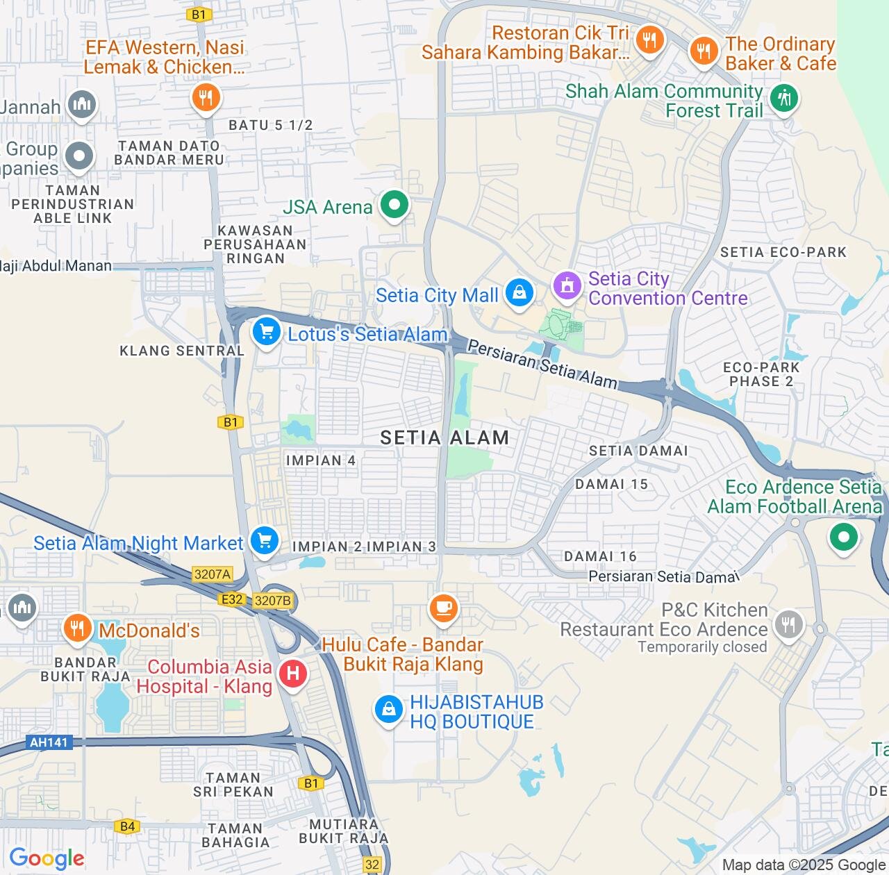 Map image for Intellectual Property Lawyers in Setia Alam and Selangor IP firms at coordinates  ; .