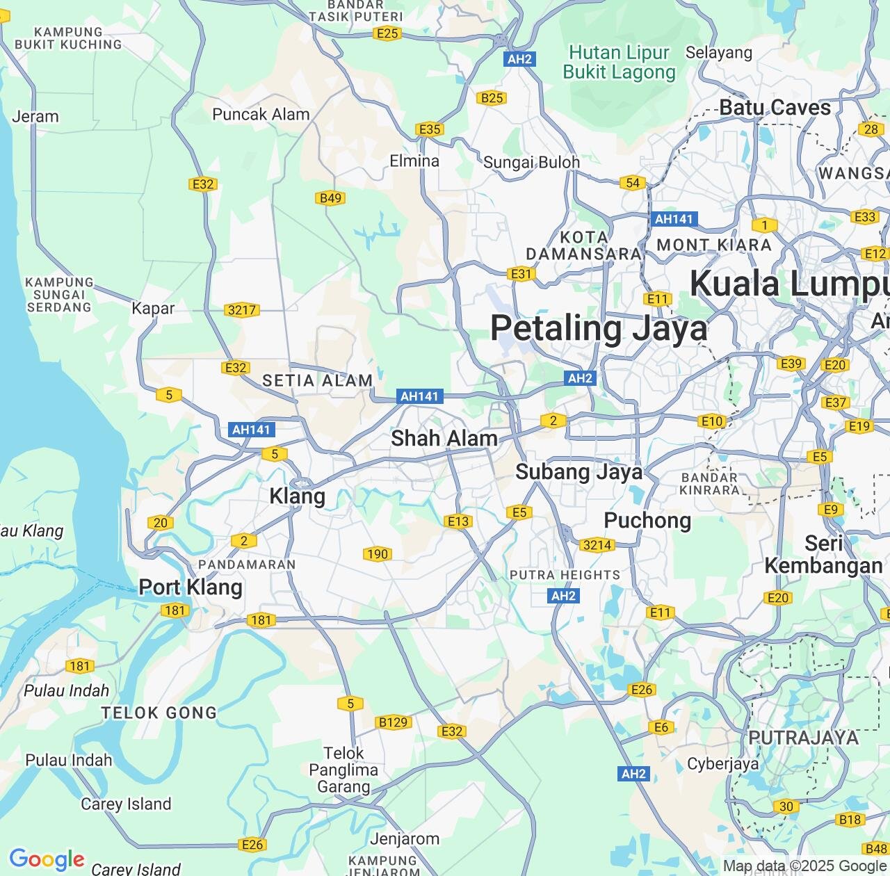 Map image for Intellectual Property Lawyers in Shah Alam and Selangor IP firms at coordinates  ; .
