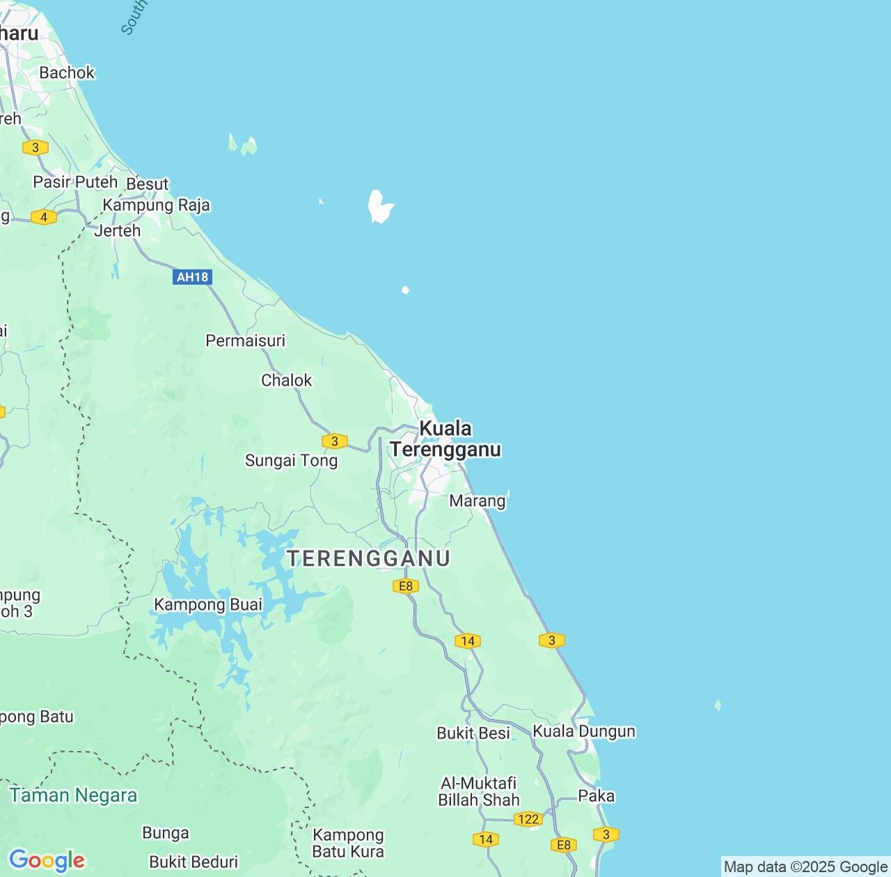 Map image for Intellectual Property Lawyers in Kuala Terengganu and Terengganu IP firms at coordinates  ; .