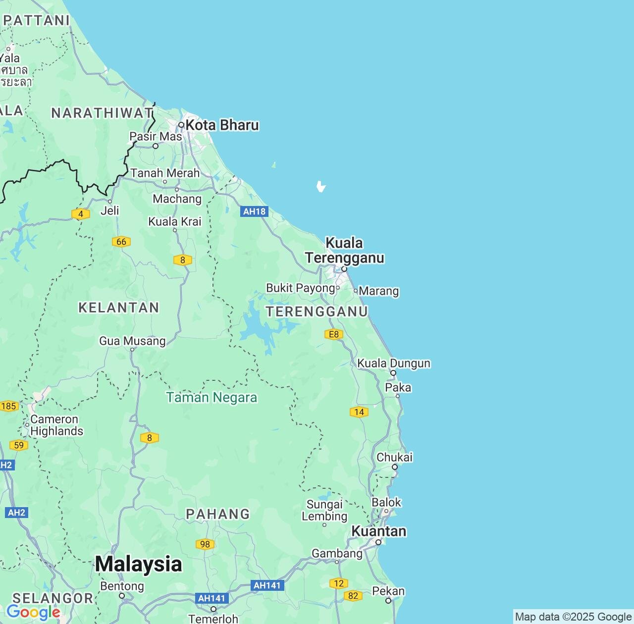 Map image for Intellectual Property Lawyers in Terengganu and Malaysia IP firms at coordinates  ; .