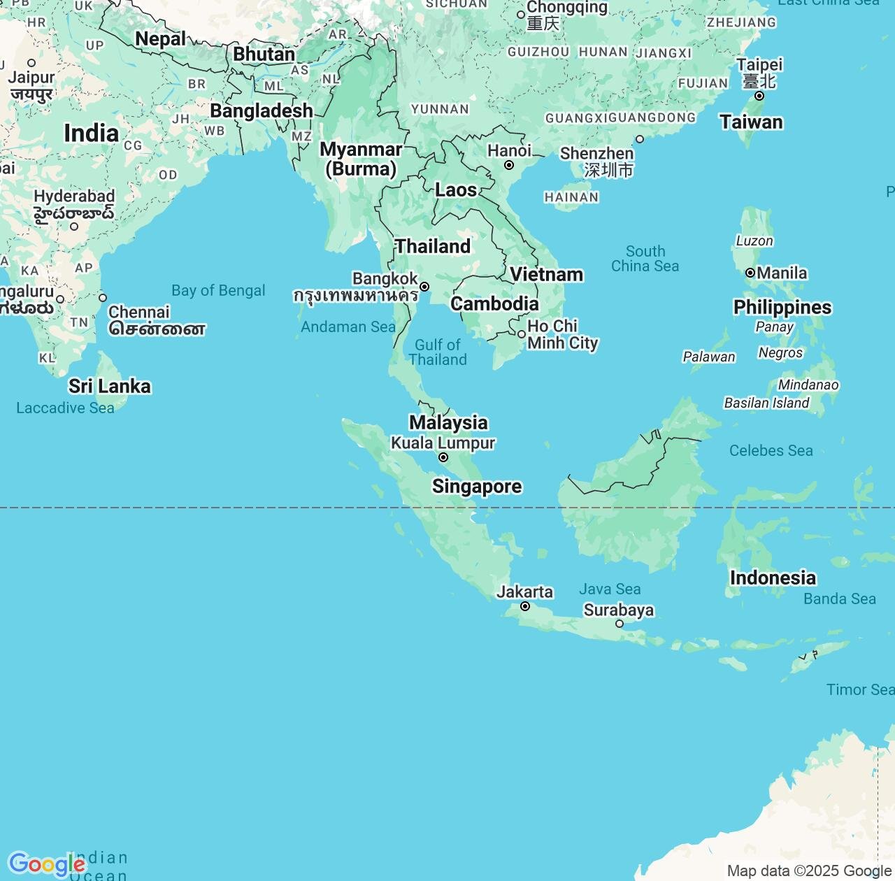 Map image for Intellectual Property Lawyers in Malaysia and Asia IP firms at coordinates  ; .