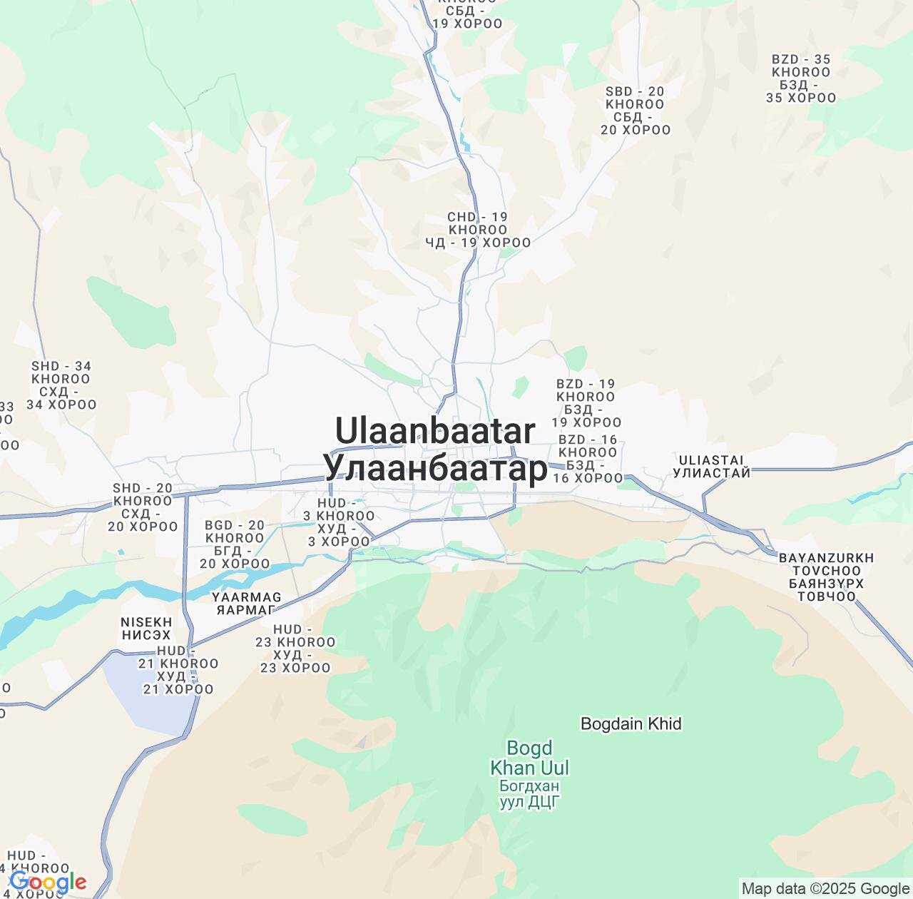Map image for Intellectual Property Lawyers in Ulaanbaatar and Mongolia IP firms at coordinates  ; .