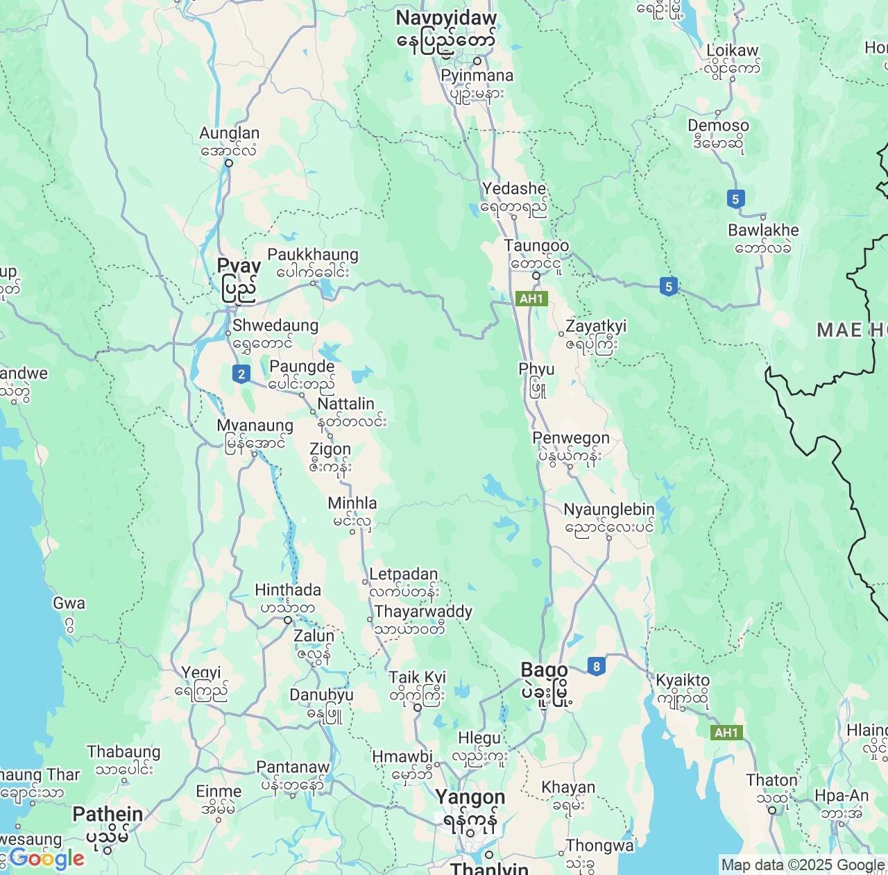 Map image for Intellectual Property Lawyers in Bago Region and Myanmar IP firms at coordinates  ; .