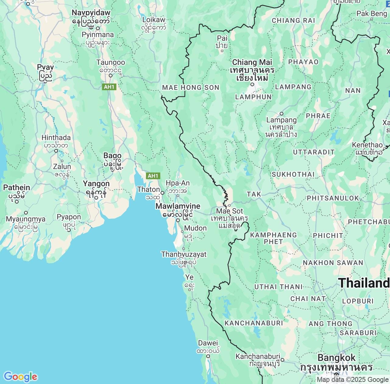Map image for Intellectual Property Lawyers in Kayin State and Myanmar IP firms at coordinates  ; .