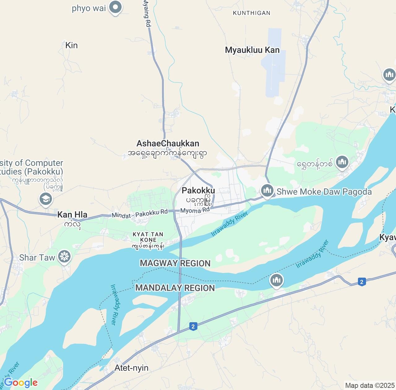 Map image for Intellectual Property Lawyers in Pakokku and Magway IP firms at coordinates  ; .