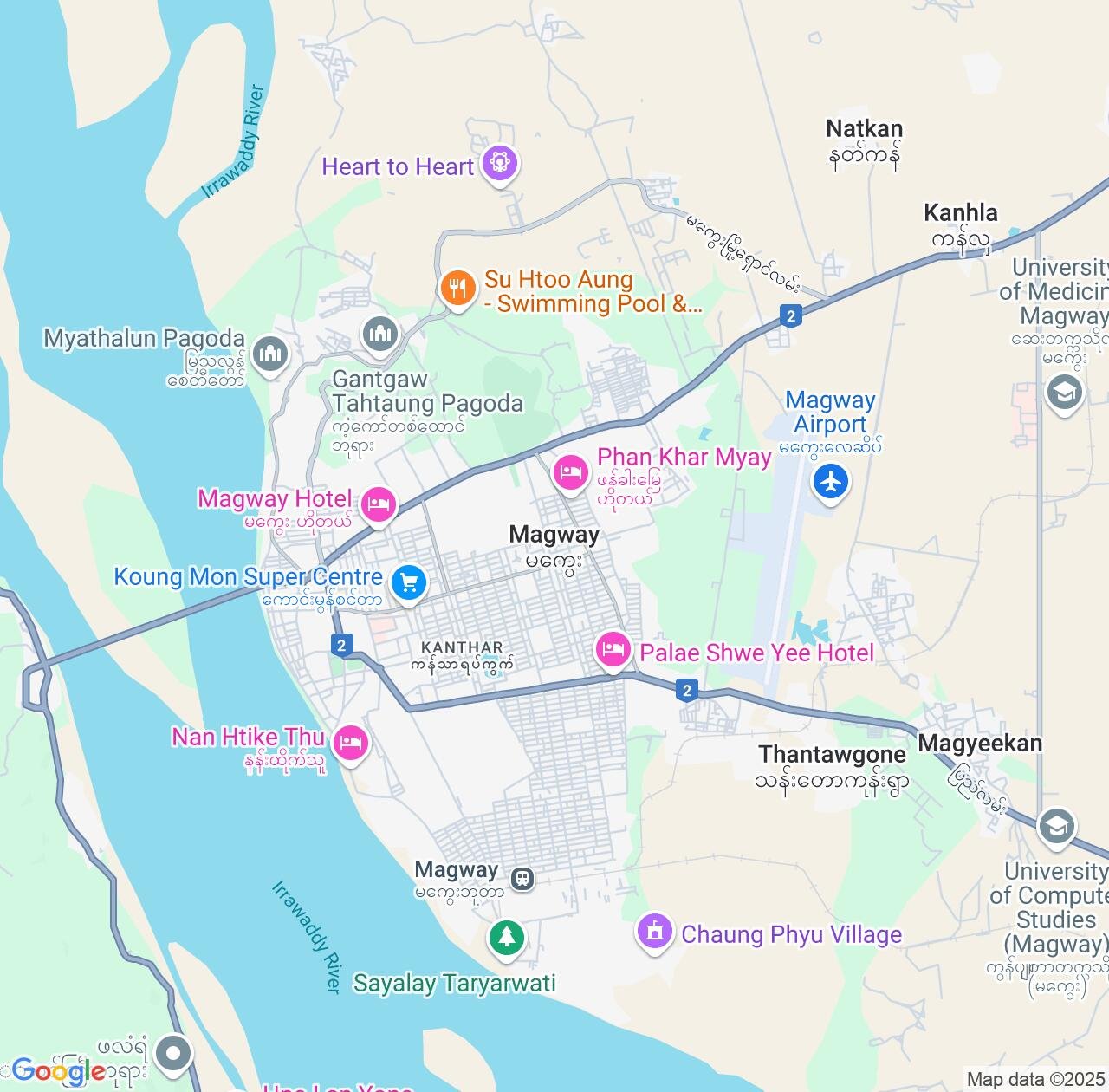 Map image for Intellectual Property Lawyers in Magway and Myanmar IP firms at coordinates  ; .