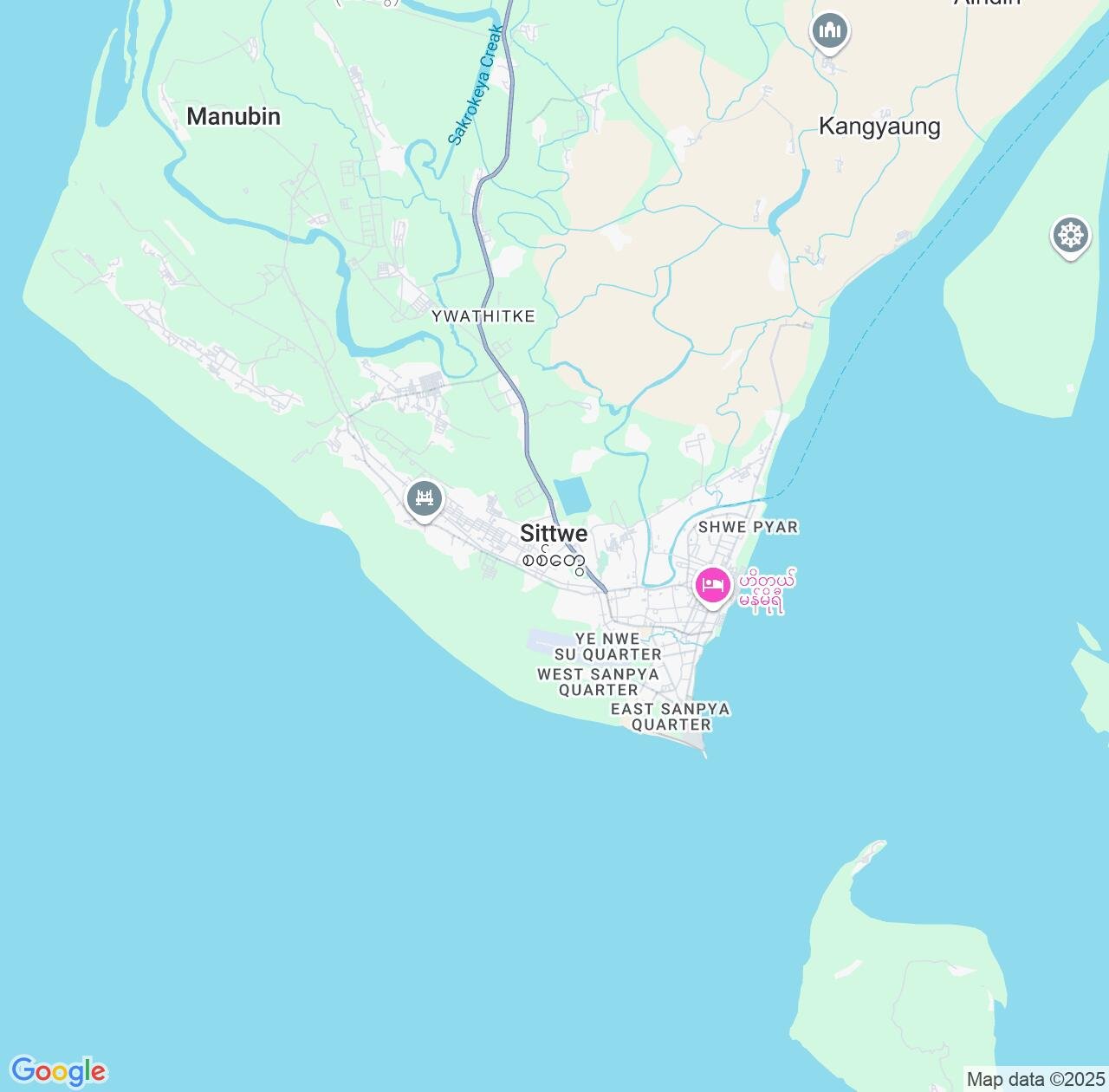 Map image for Intellectual Property Lawyers in Sittwe and Rakhine IP firms at coordinates  ; .