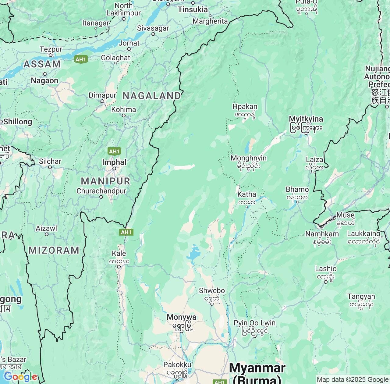 Map image for Intellectual Property Lawyers in Sagaing Region and Myanmar IP firms at coordinates  ; .