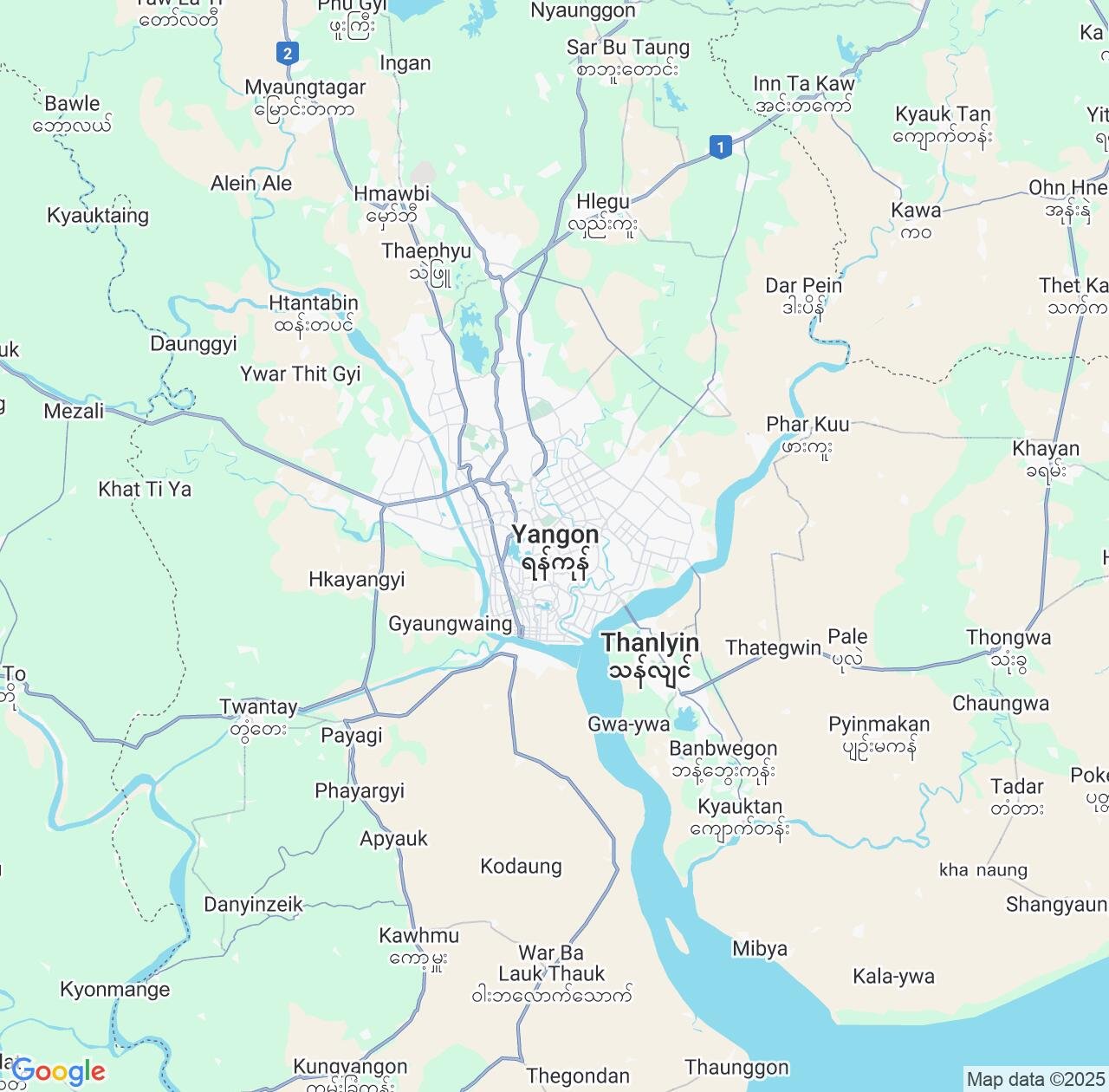 Map image for Intellectual Property Lawyers in Yangon and Myanmar IP firms at coordinates  ; .