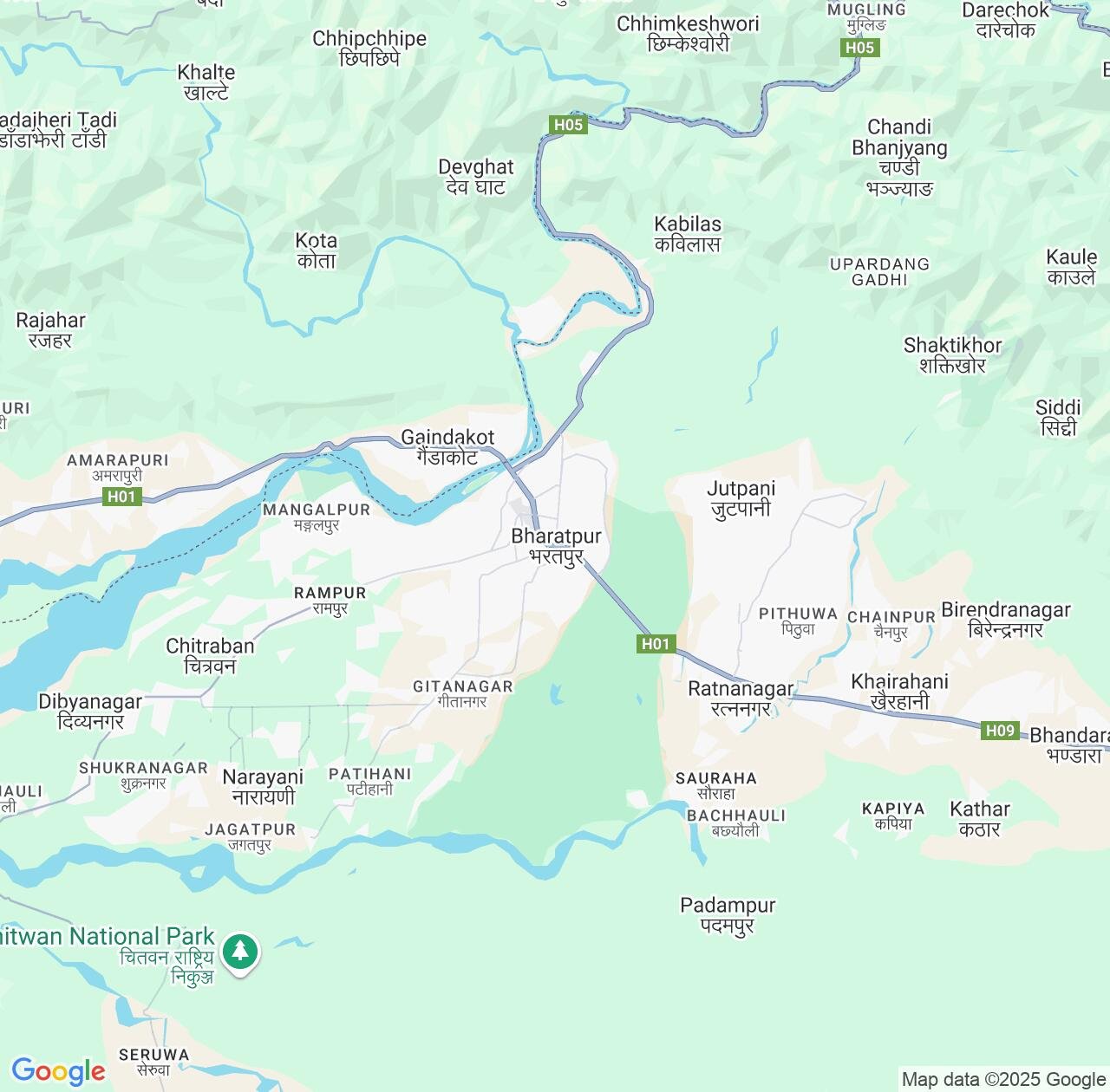 Map image for Intellectual Property Lawyers in Bharatpur and Bagmati Province IP firms at coordinates  ; .