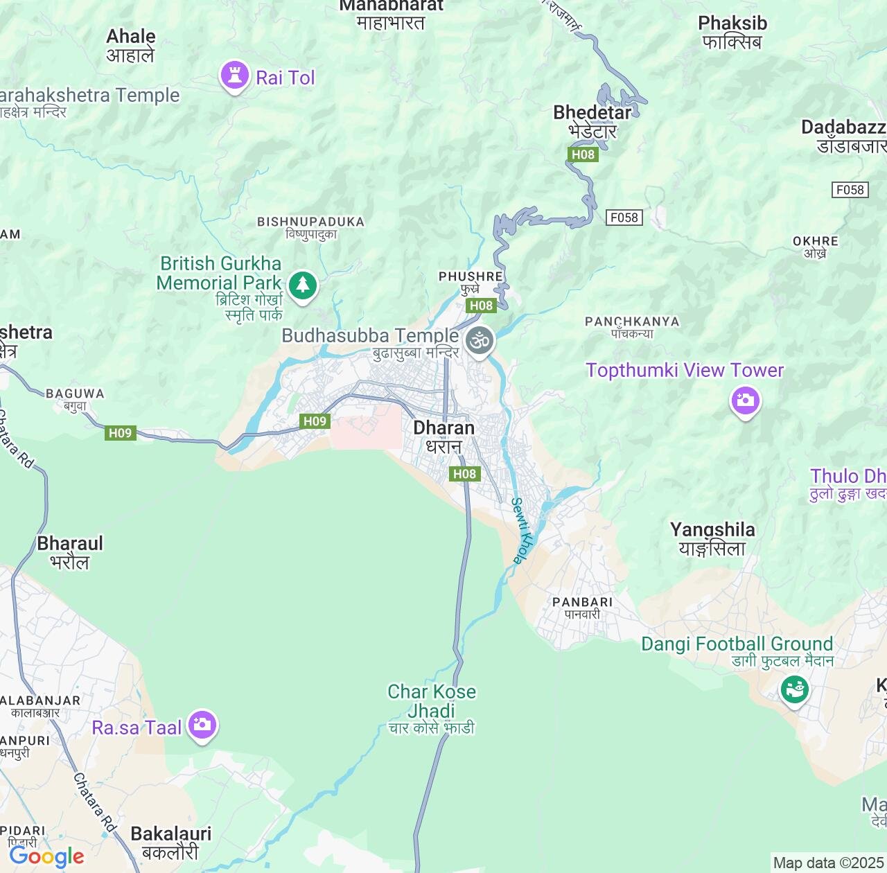 Map image for Intellectual Property Lawyers in Dharan and Koshi IP firms at coordinates  ; .