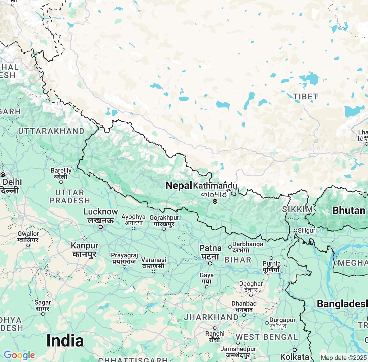 Map image for Intellectual Property Lawyers in Nepal and Asia IP firms at coordinates  ; .