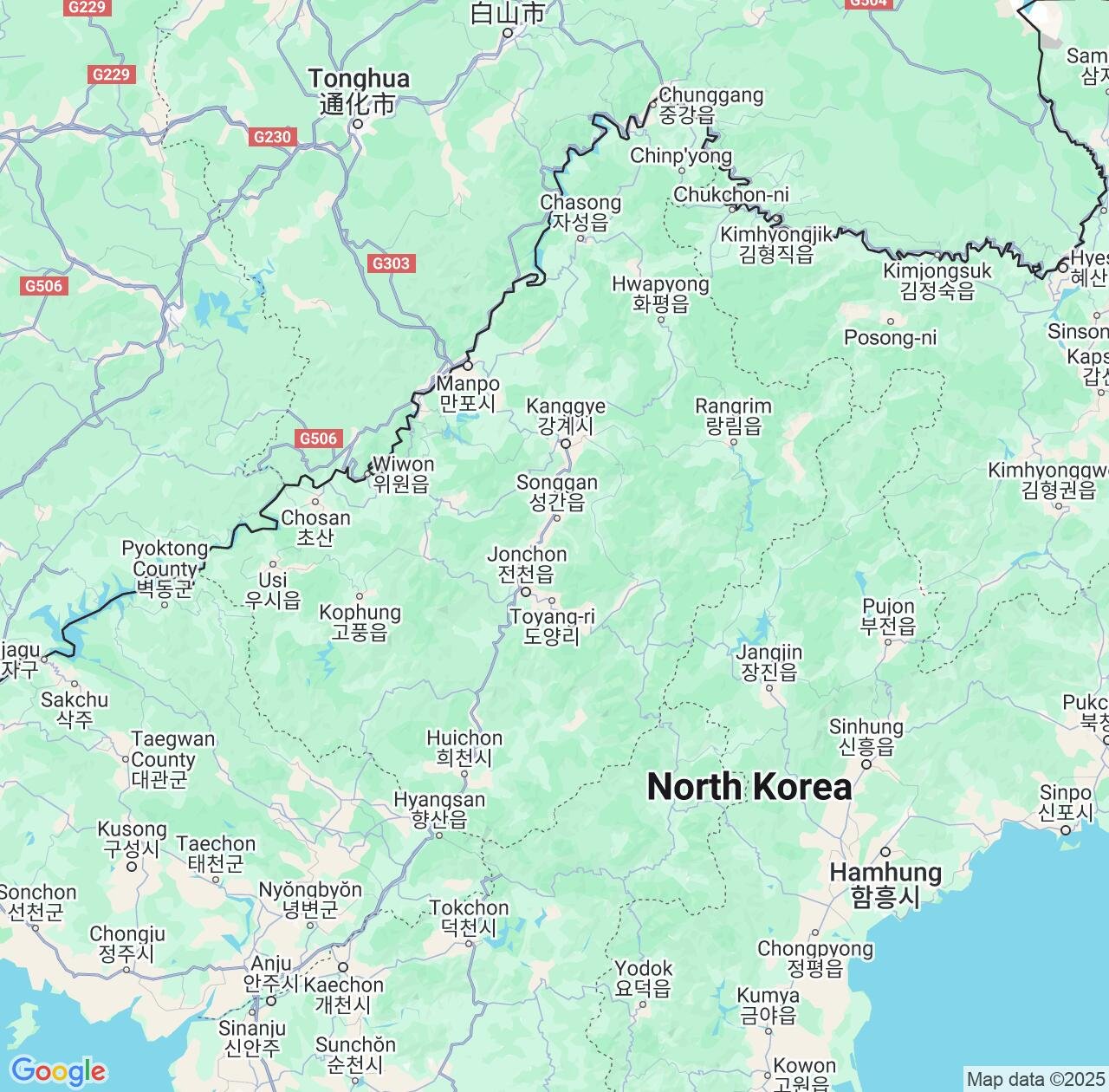 Map image for Intellectual Property Lawyers in Chagang and North Korea IP firms at coordinates  ; .