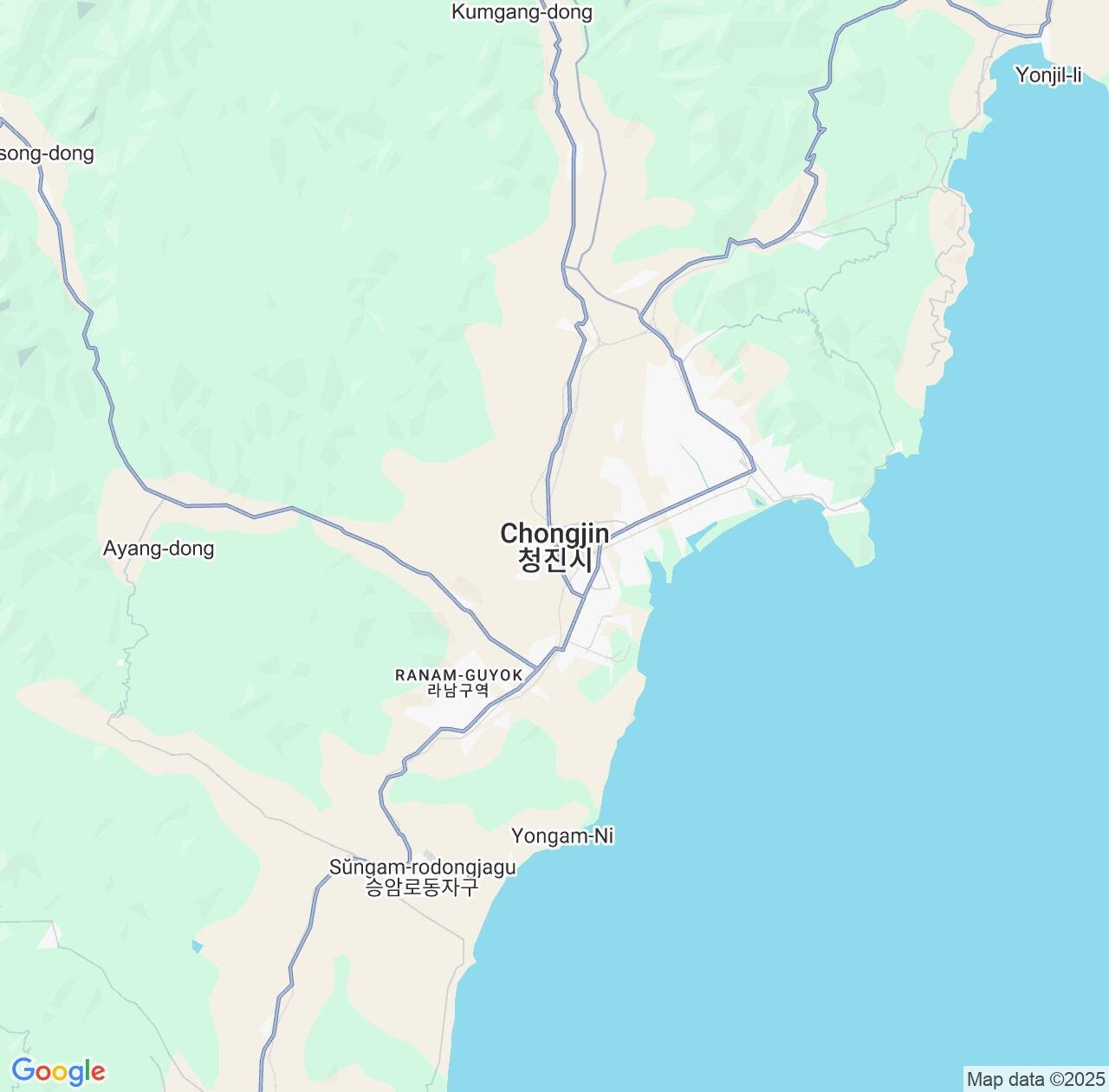 Map image for Intellectual Property Lawyers in Chongjin and North Hamgyong IP firms at coordinates  ; .